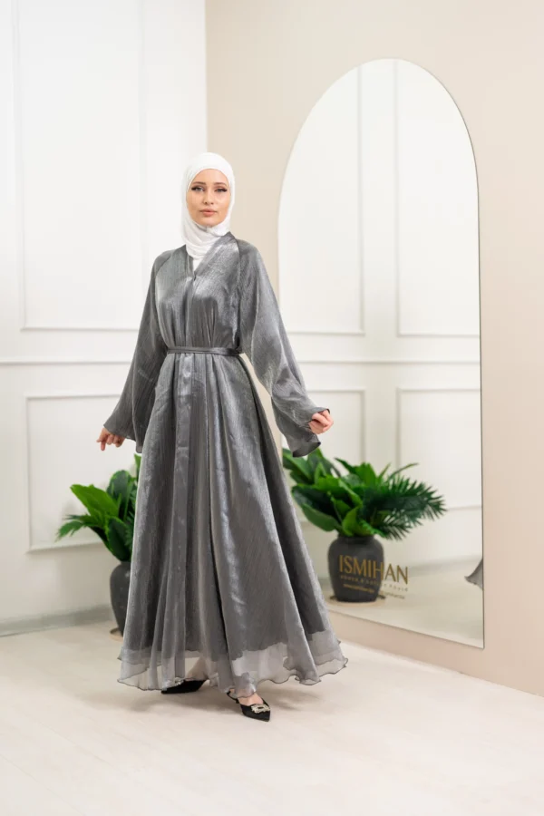 Abaya Rejjan – Silver – Ismihan