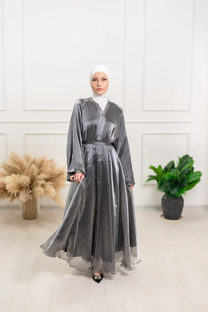 Abaya Rejjan – Silver – Ismihan