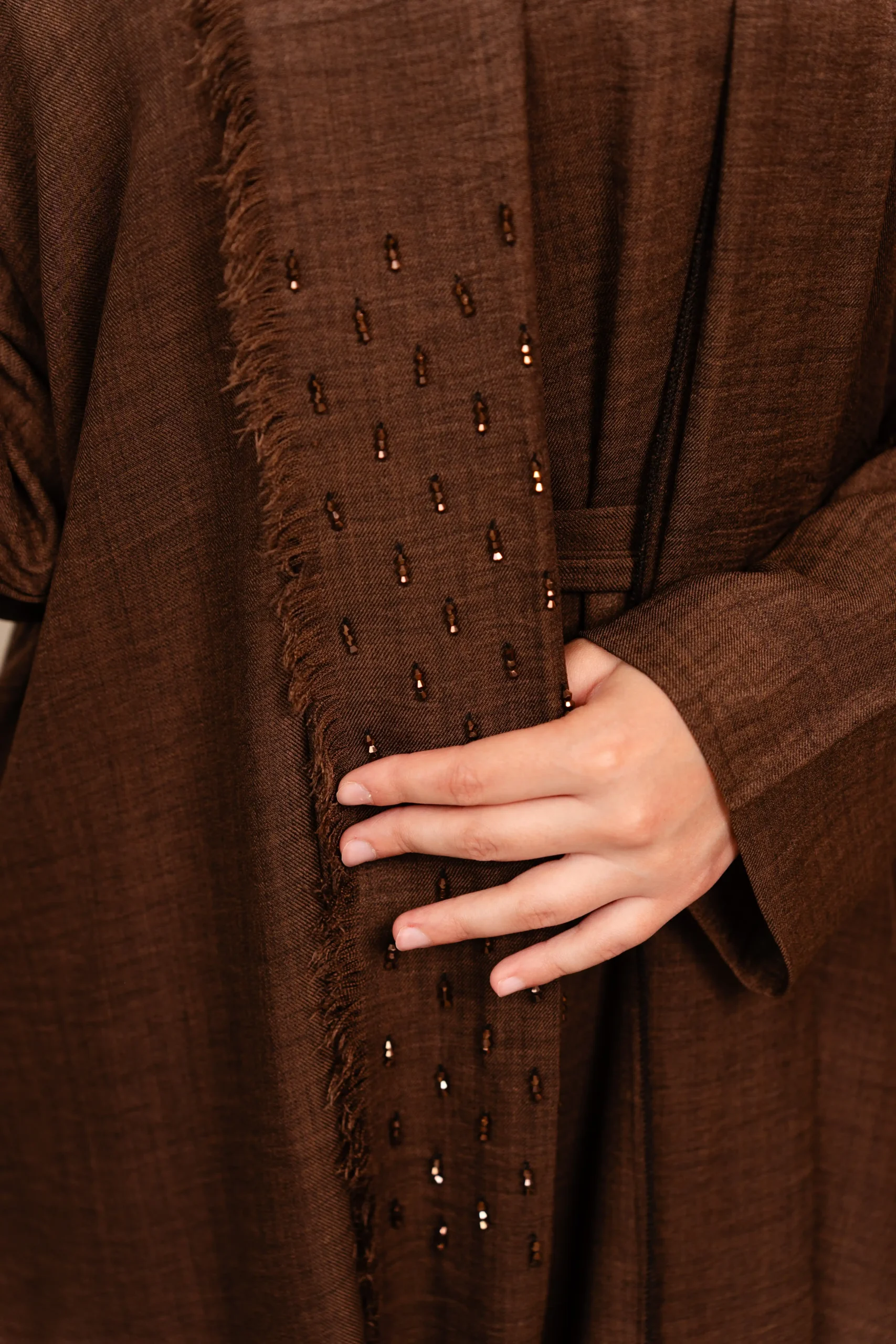 Abaya Bushra - Regular brown - Slika 3