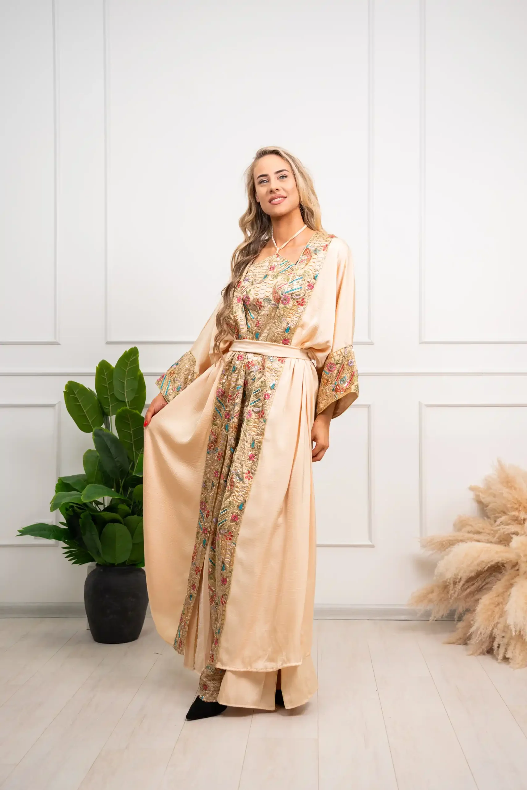 Haljina Delina beige - Slika 2