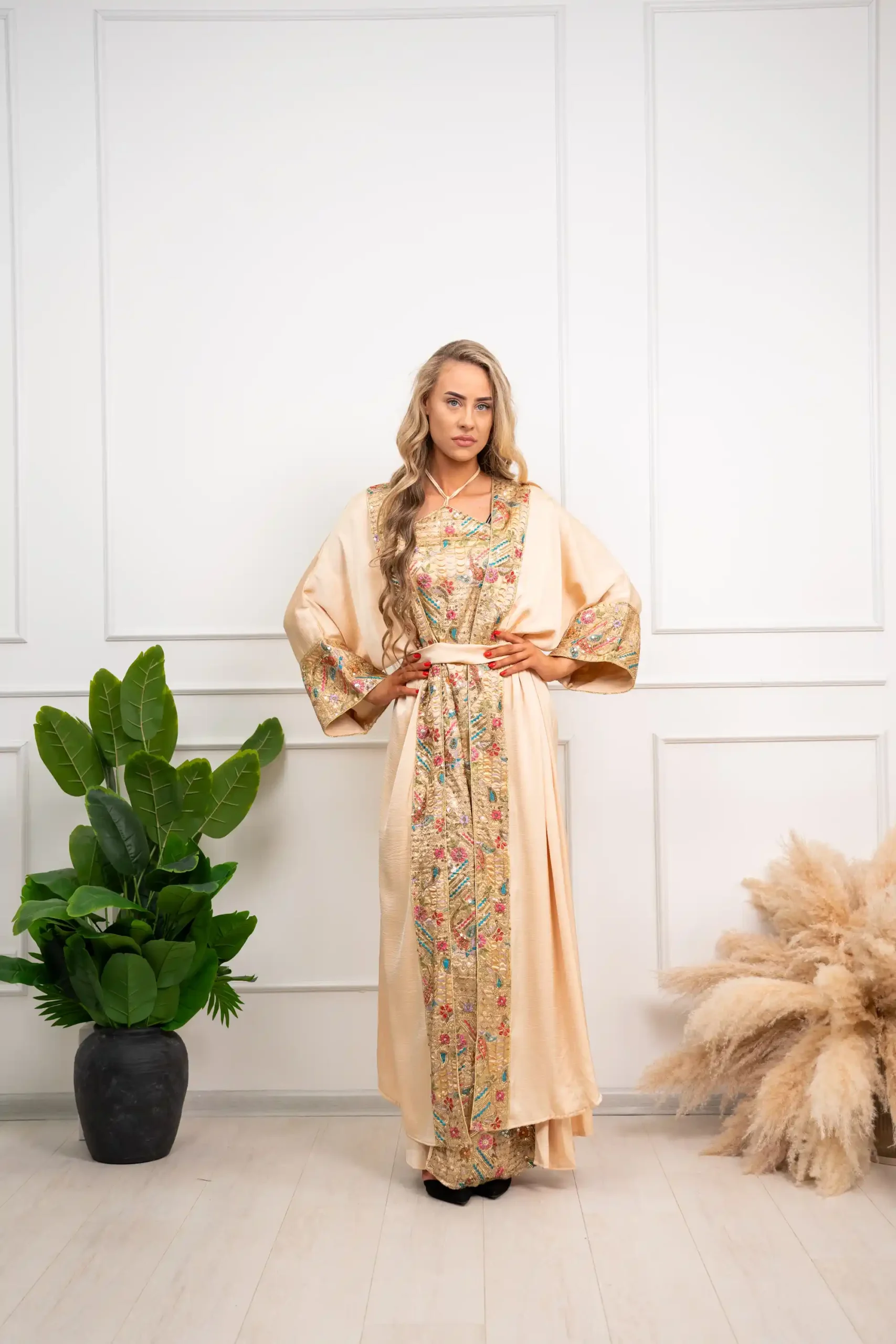 Haljina Delina beige